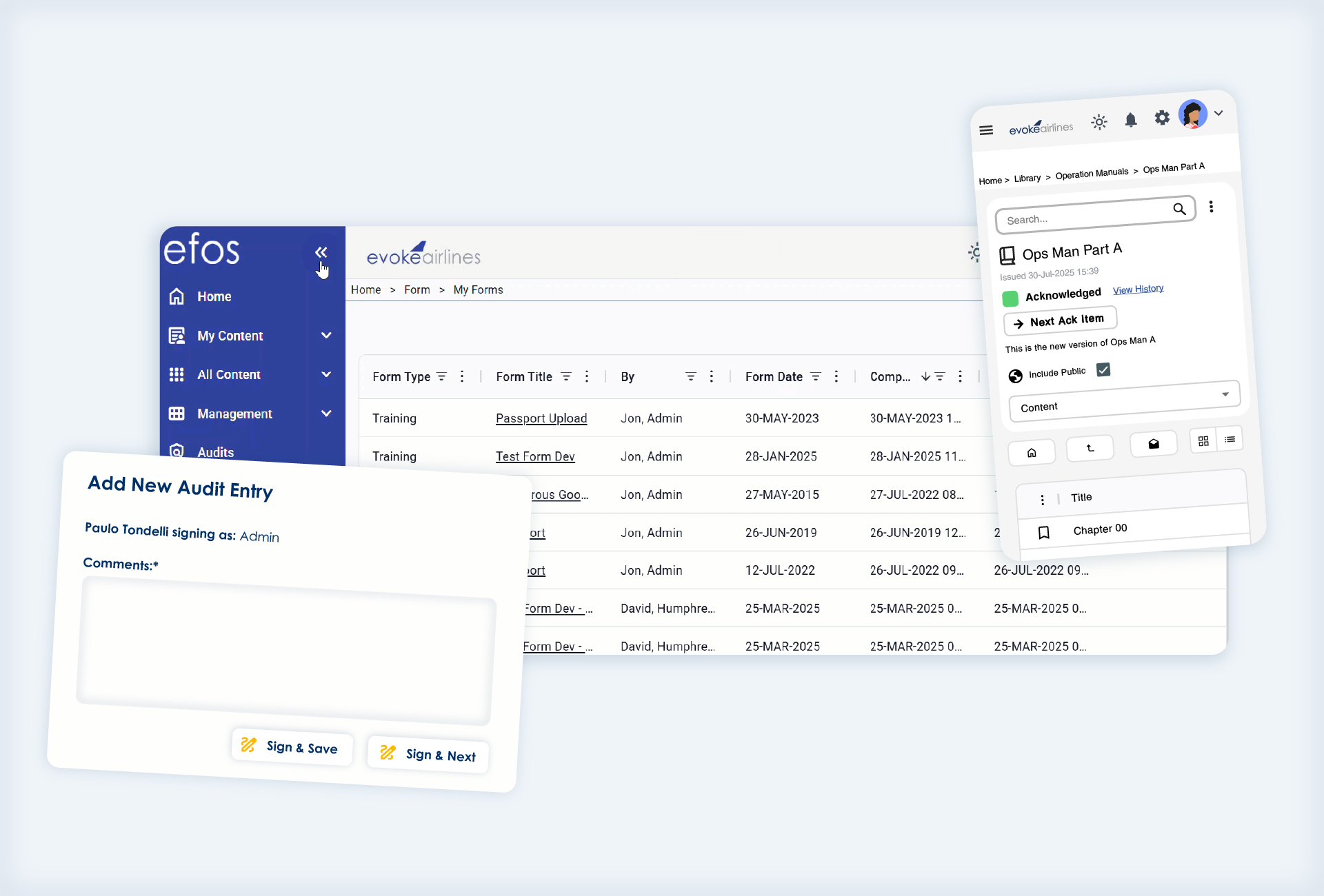 What's new in the EFOS Spring release?